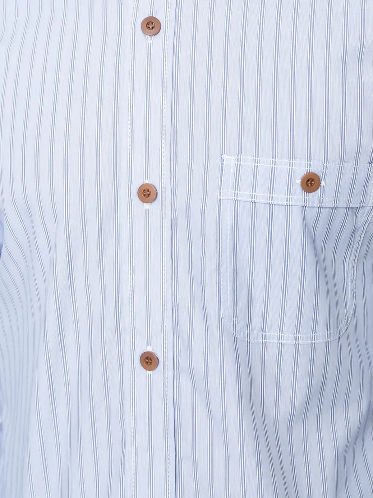 Junya Watanabe MAN ストライプ柄パネルシャツ - 画像5