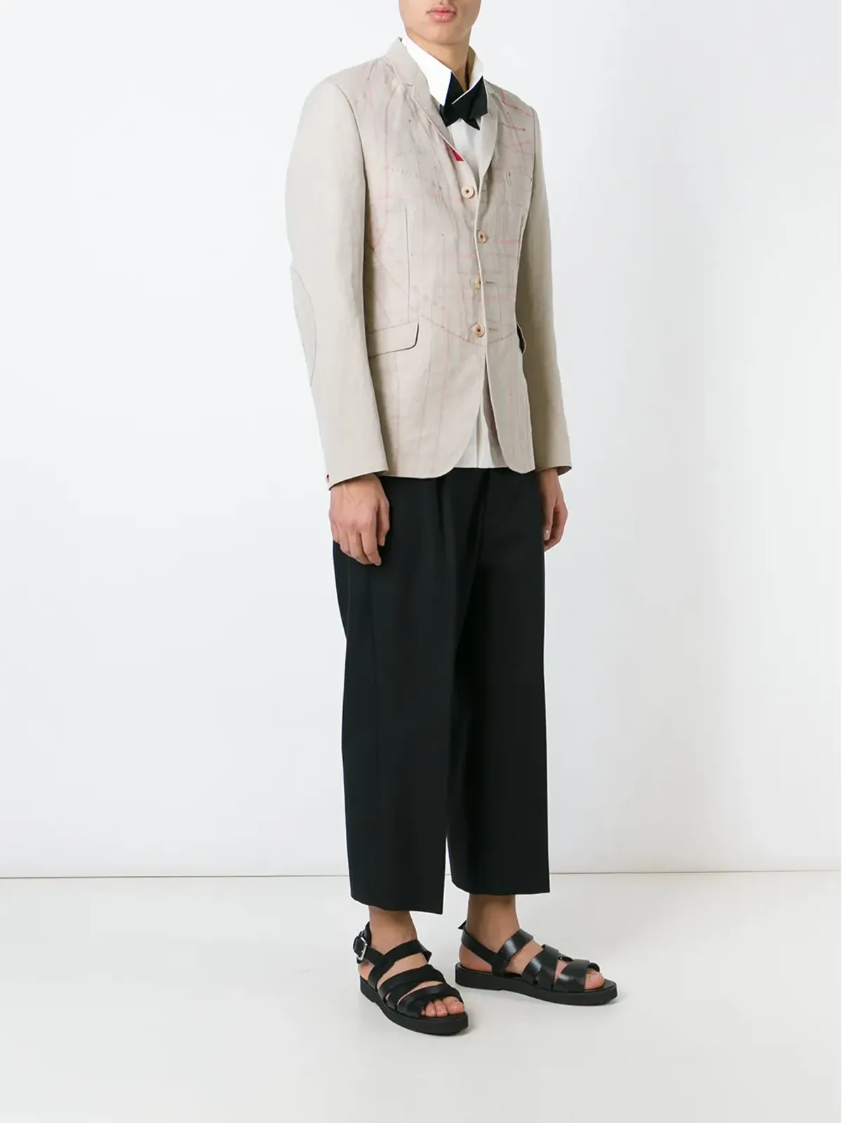 Junya Watanabe MAN ステッチディテール ブレザー - 画像3