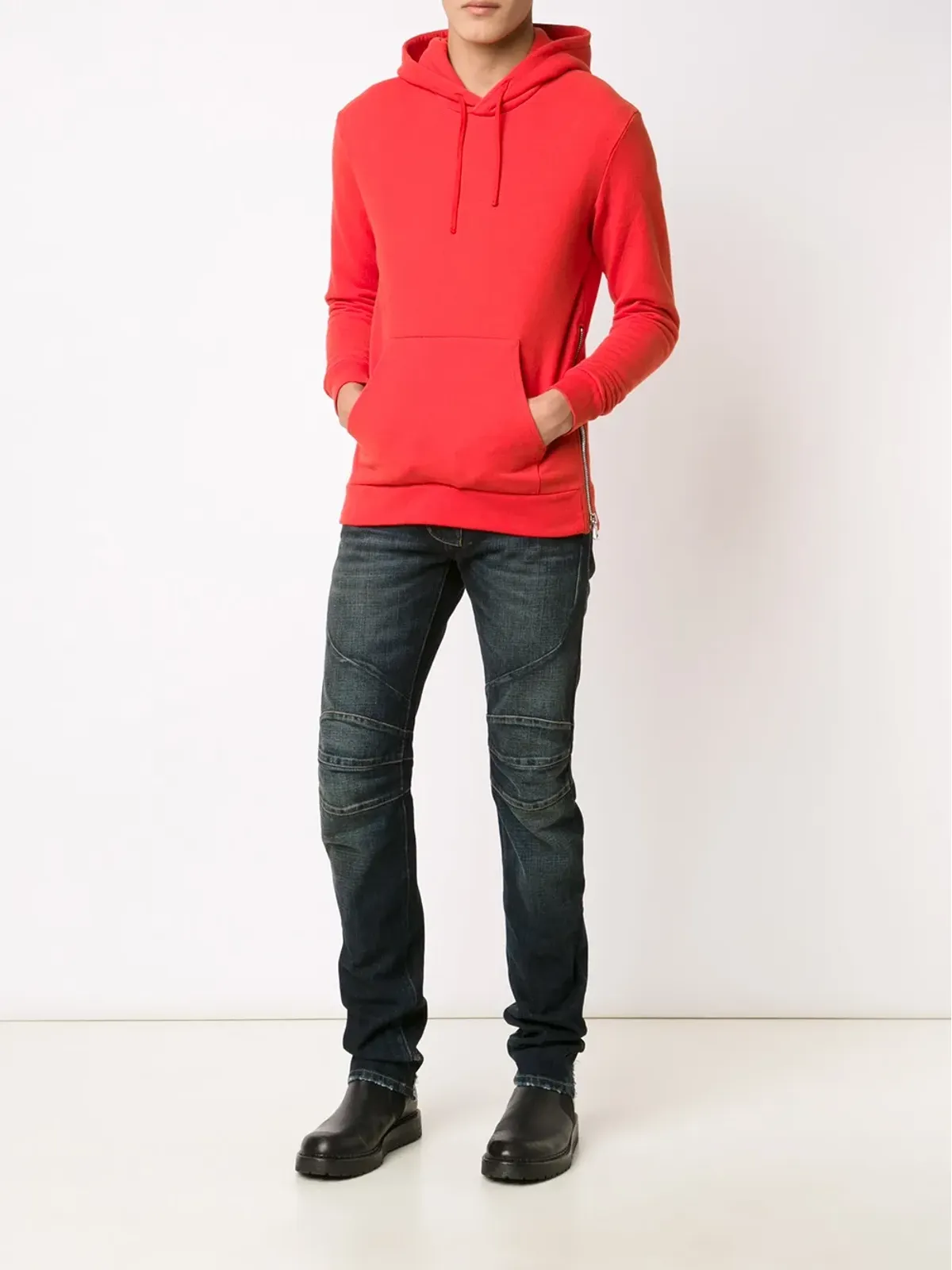 Balmain クラシックフーディ - レッド - 画像2