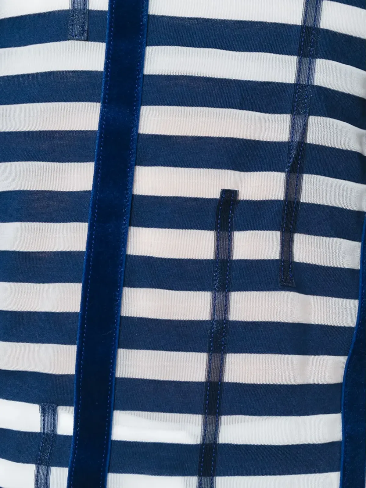 Comme Des Garçons Comme Des Garçons ストライプTシャツ ブルー - 画像5