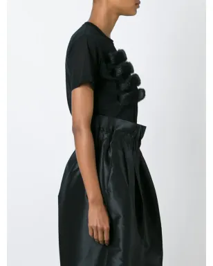 Comme Des Garçons アップリケファーTシャツ - サムネイル3