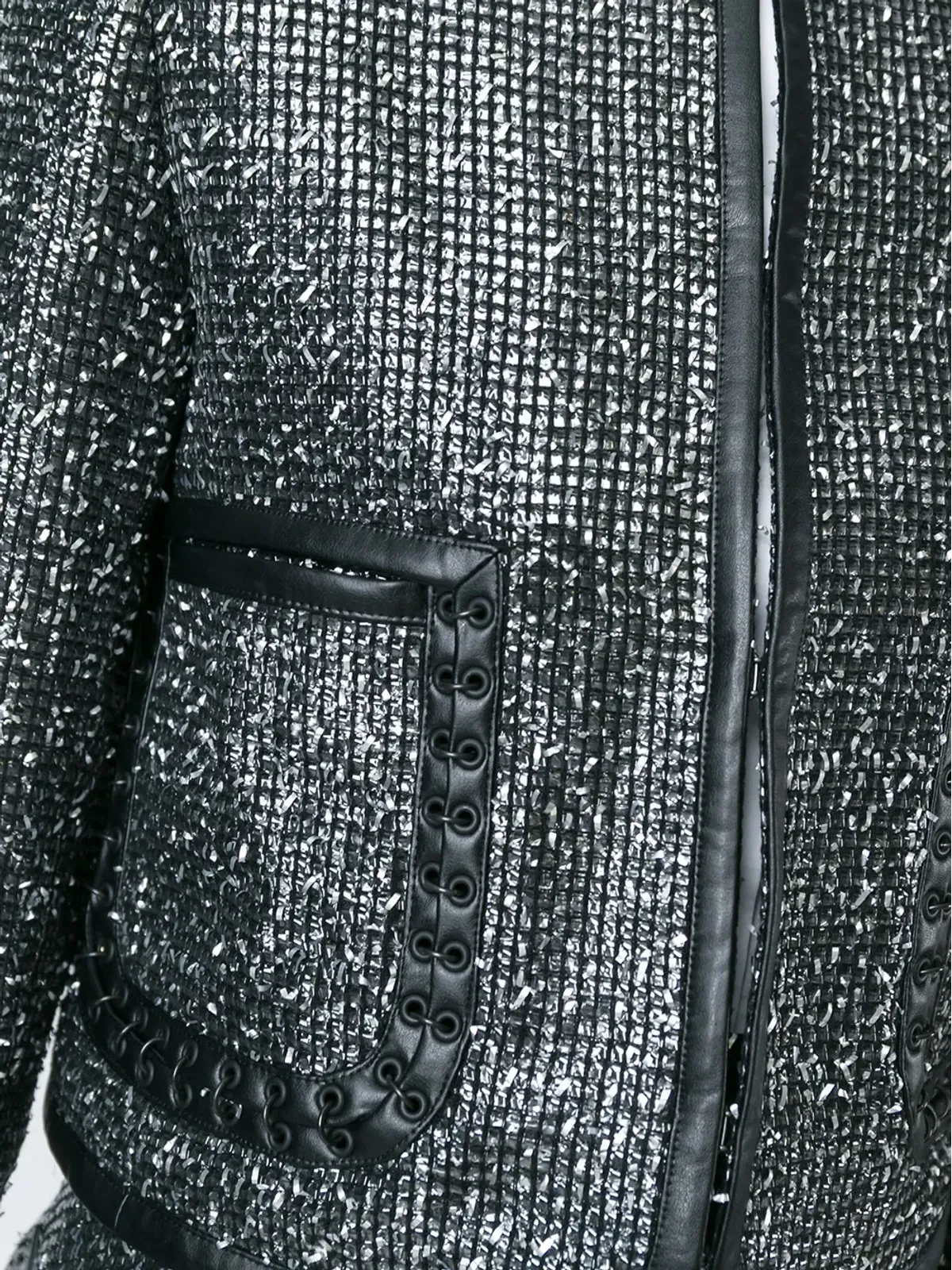 Noir Kei Ninomiya 光沢ジャケット - 画像4
