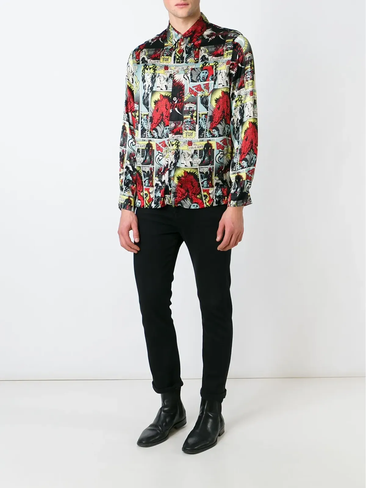 Jean Paul Gaultier Pre-Owned コミックプリントシャツ - Multicolour - 画像2