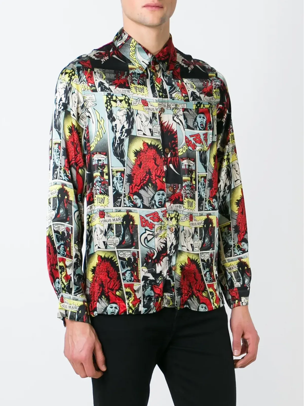 Jean Paul Gaultier Pre-Owned コミックプリントシャツ - Multicolour - 画像3