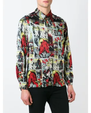 Jean Paul Gaultier Pre-Owned コミックプリントシャツ - Multicolour - サムネイル3