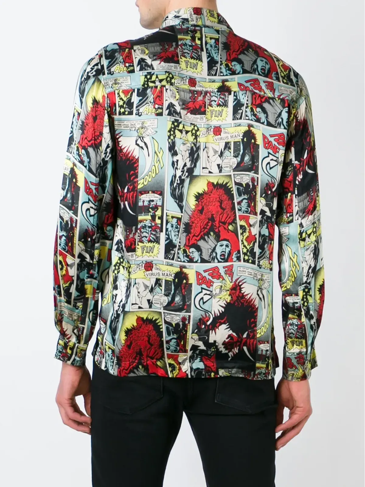Jean Paul Gaultier Pre-Owned コミックプリントシャツ - Multicolour - 画像4