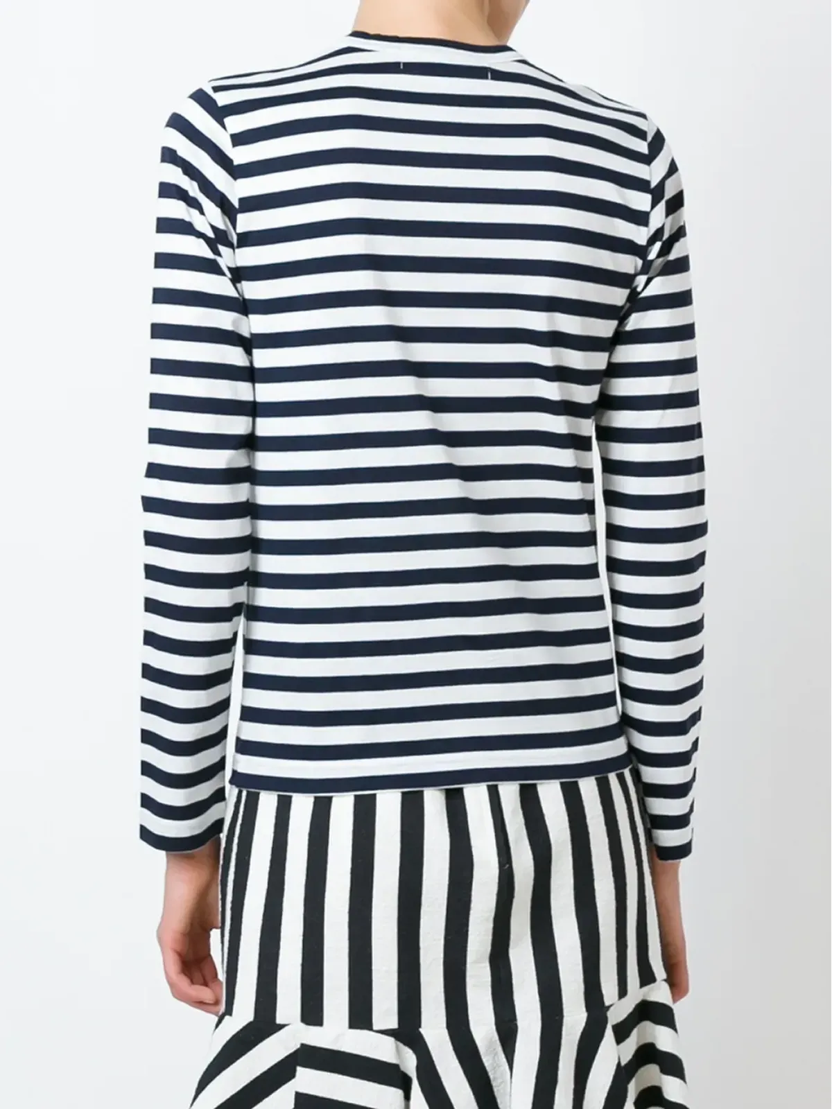 Comme Des Garçons Girl ストライプ『Girl』プリントTシャツ - 画像4