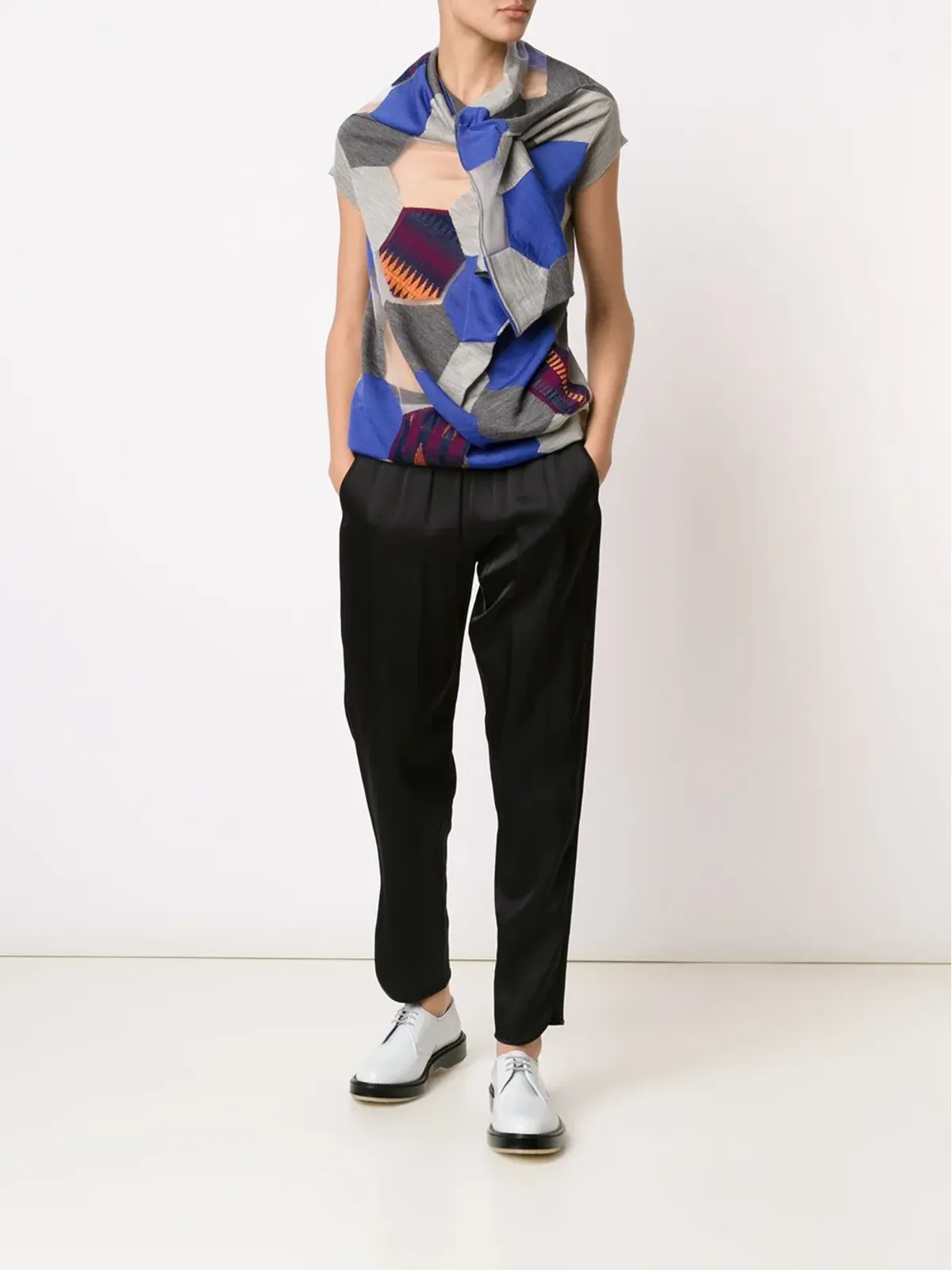 Junya Watanabe ヘキサゴン タンクトップ - Blue - 画像2