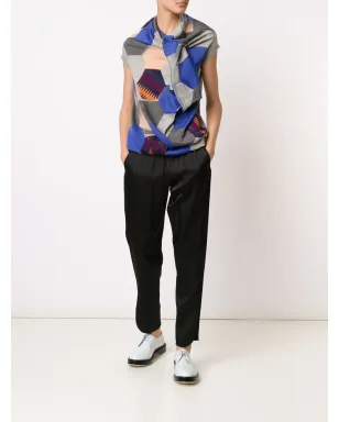 Junya Watanabe ヘキサゴン タンクトップ - Blue - サムネイル2