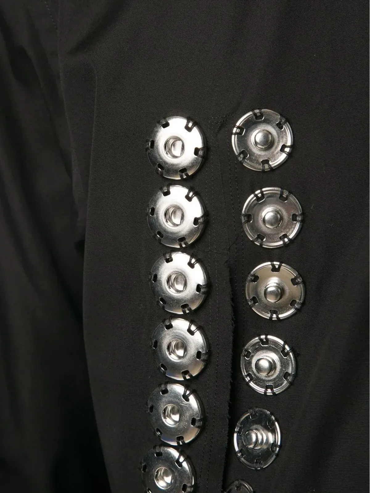 Comme des Garçons Homme Plus ボタン付きパネルシャツ - 画像5
