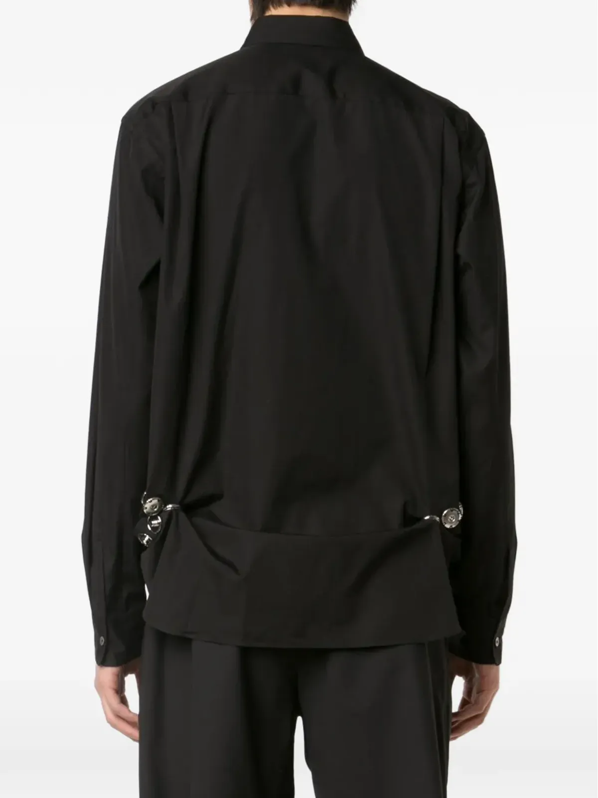 Comme des Garçons Homme Plus ボタン付きパネルシャツ - 画像4