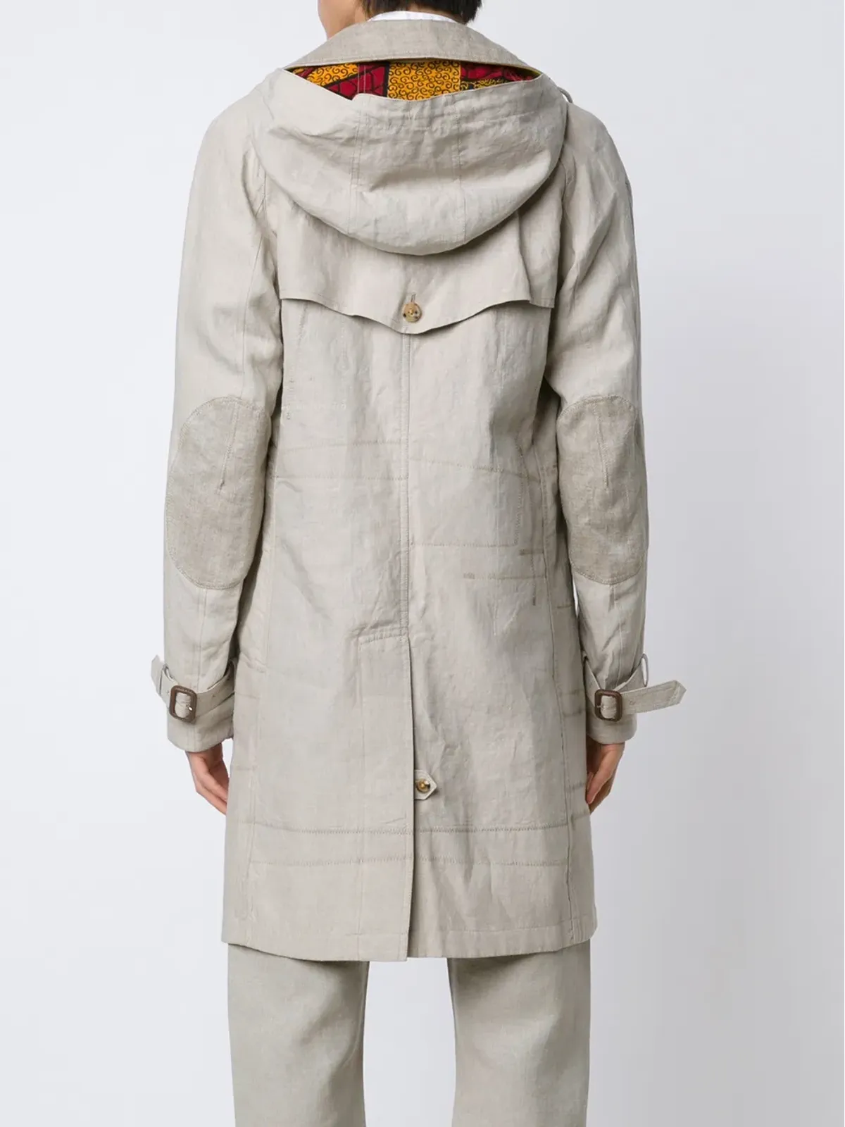 Junya Watanabe MAN 露出縫製トレンチコート - 画像4