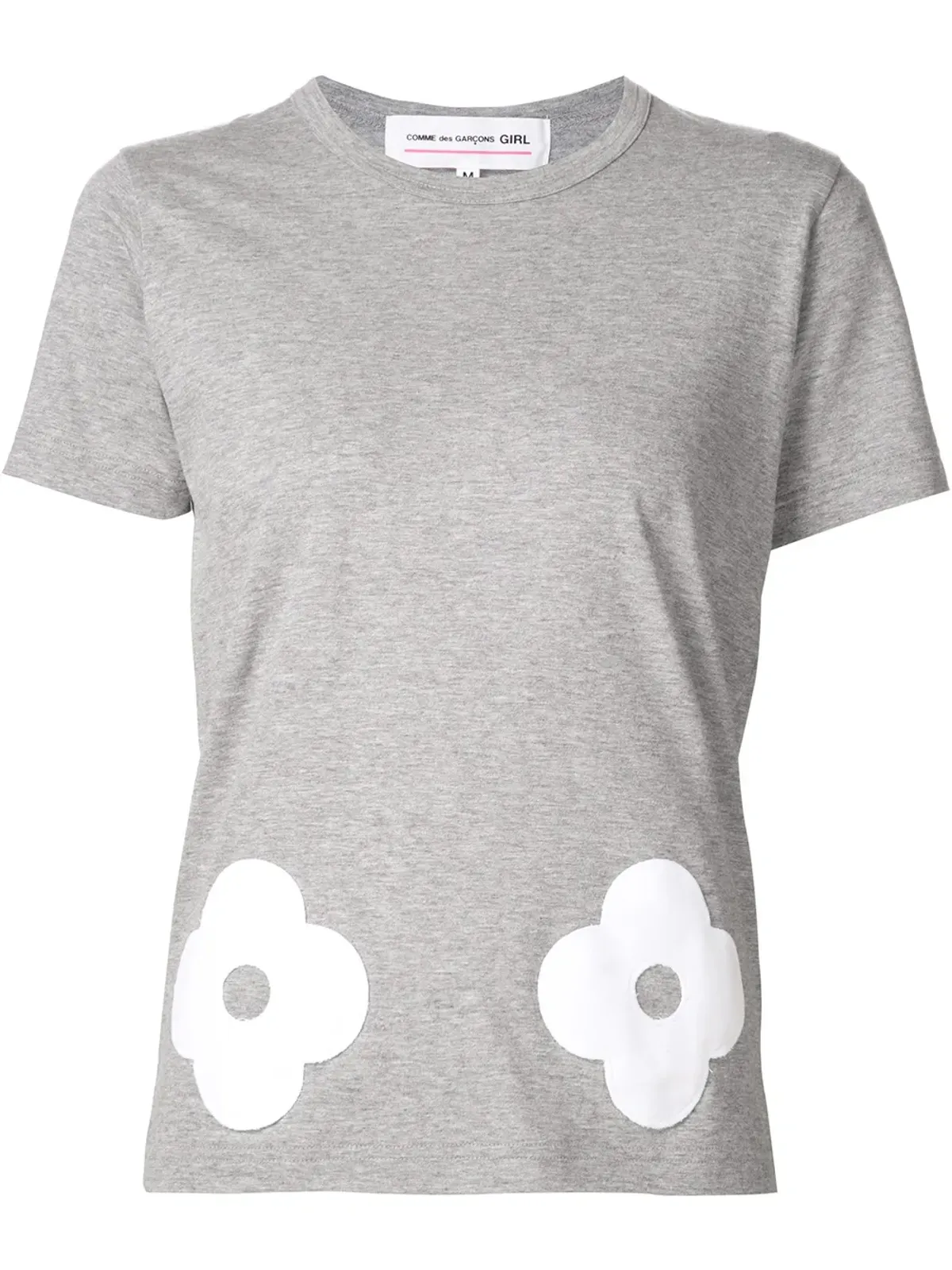 Comme Des Garçons Girl 花柄アップリケTシャツ - 画像1