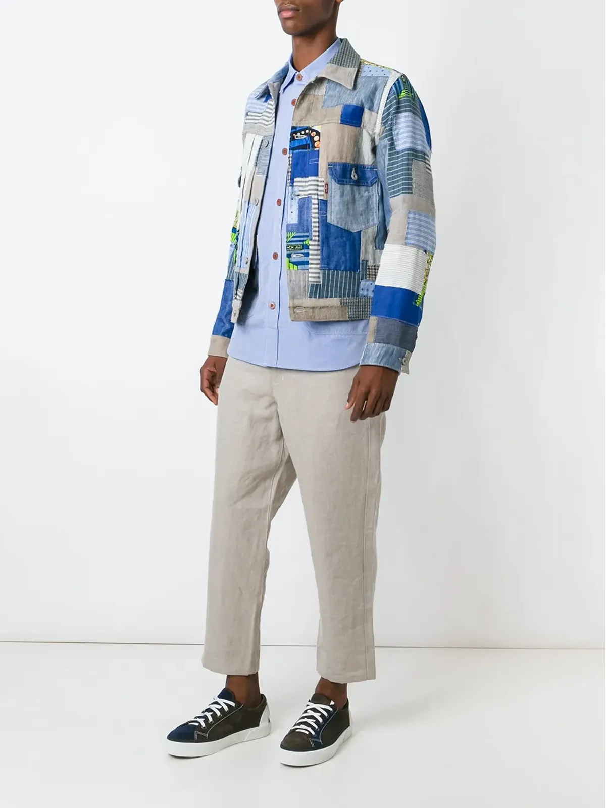 Junya Watanabe MAN パッチワークデニムジャケット - 画像2