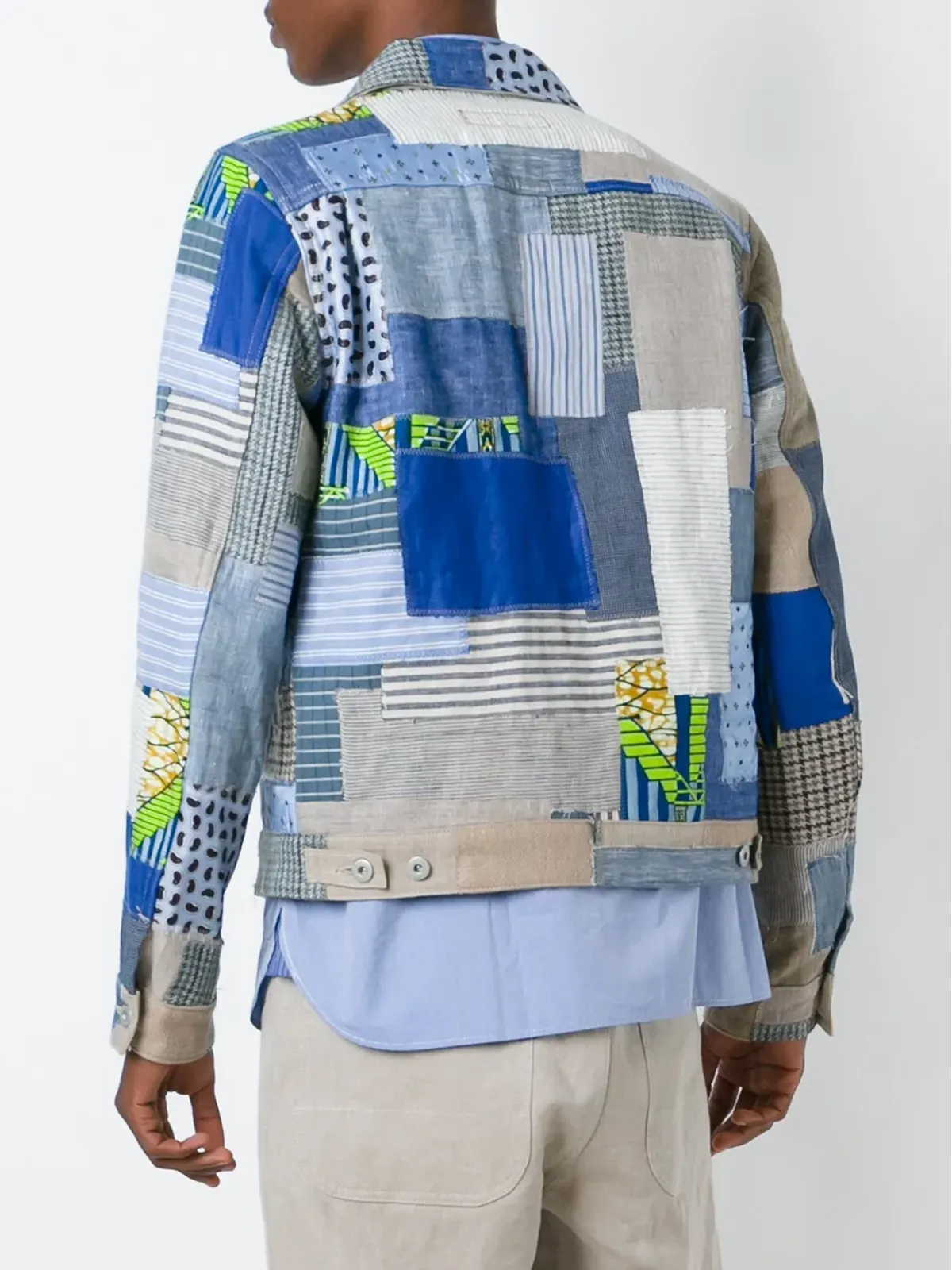 Junya Watanabe MAN パッチワークデニムジャケット - 画像4