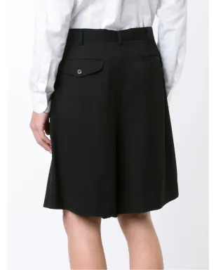 Comme des Garçons Homme Plus ワイドレッグ バミューダショーツ ブラック - サムネイル4