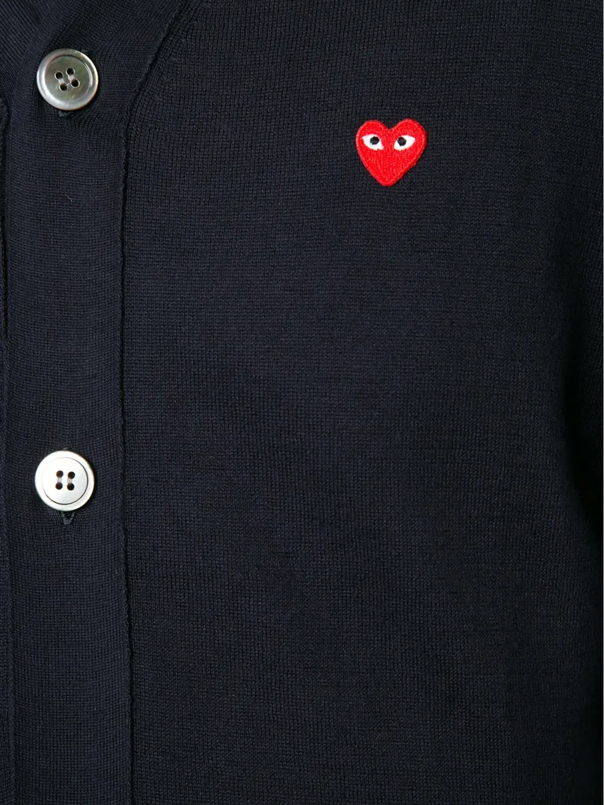 Comme Des Garçons Play ミニハート カーディガン - ブルー - 画像5