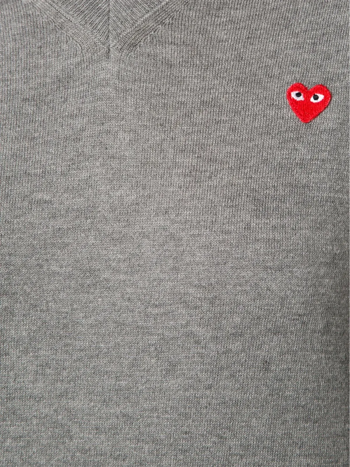 Comme Des Garçons Play ミニハートVネックジャンパー - 画像5