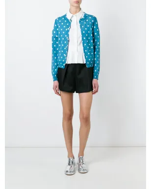 Comme Des Garçons Girl 水玉柄ウールカーディガン ブルー - サムネイル2