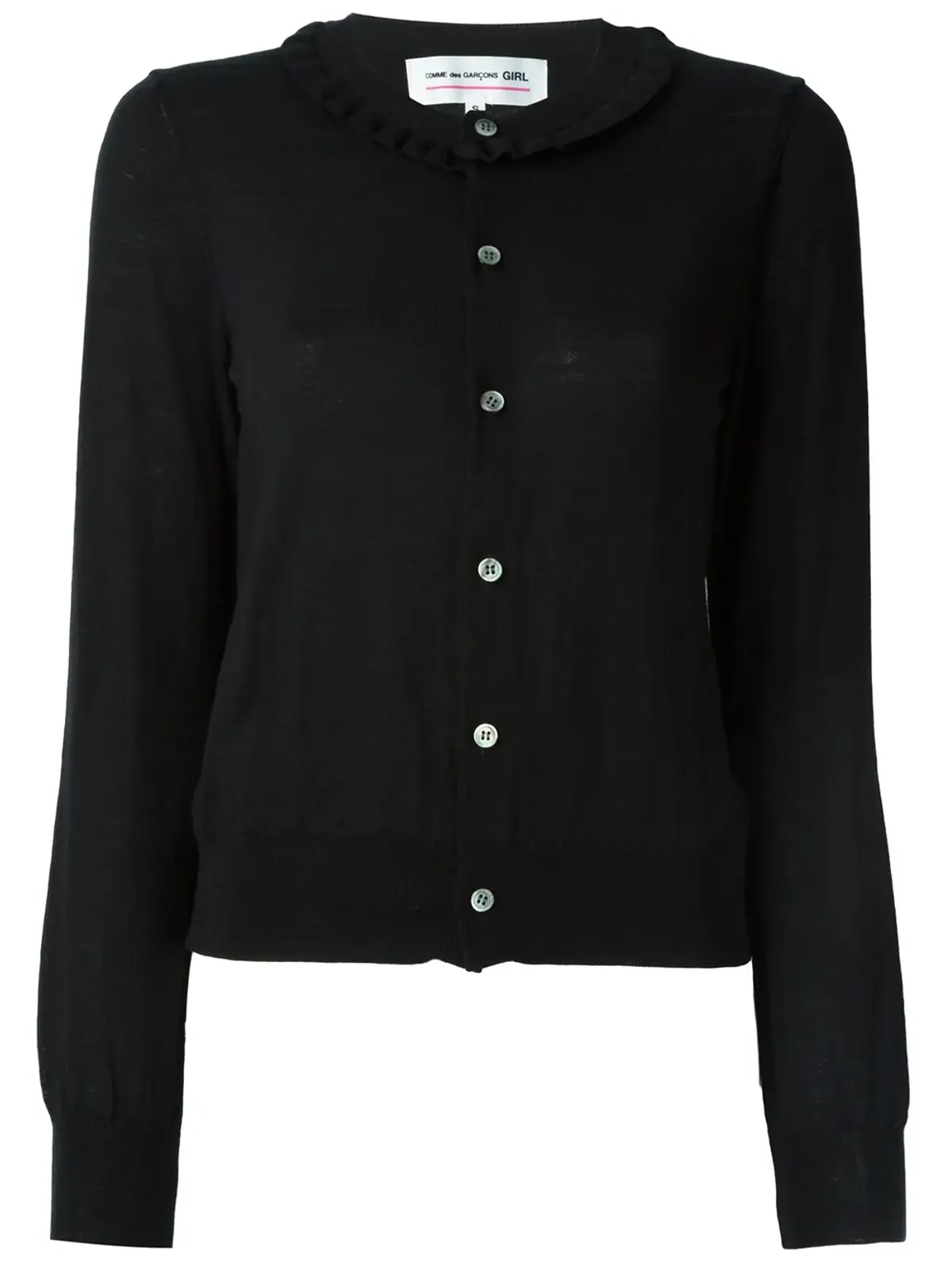 Comme Des Garçons Girl フリルネックカーディガン - 画像1