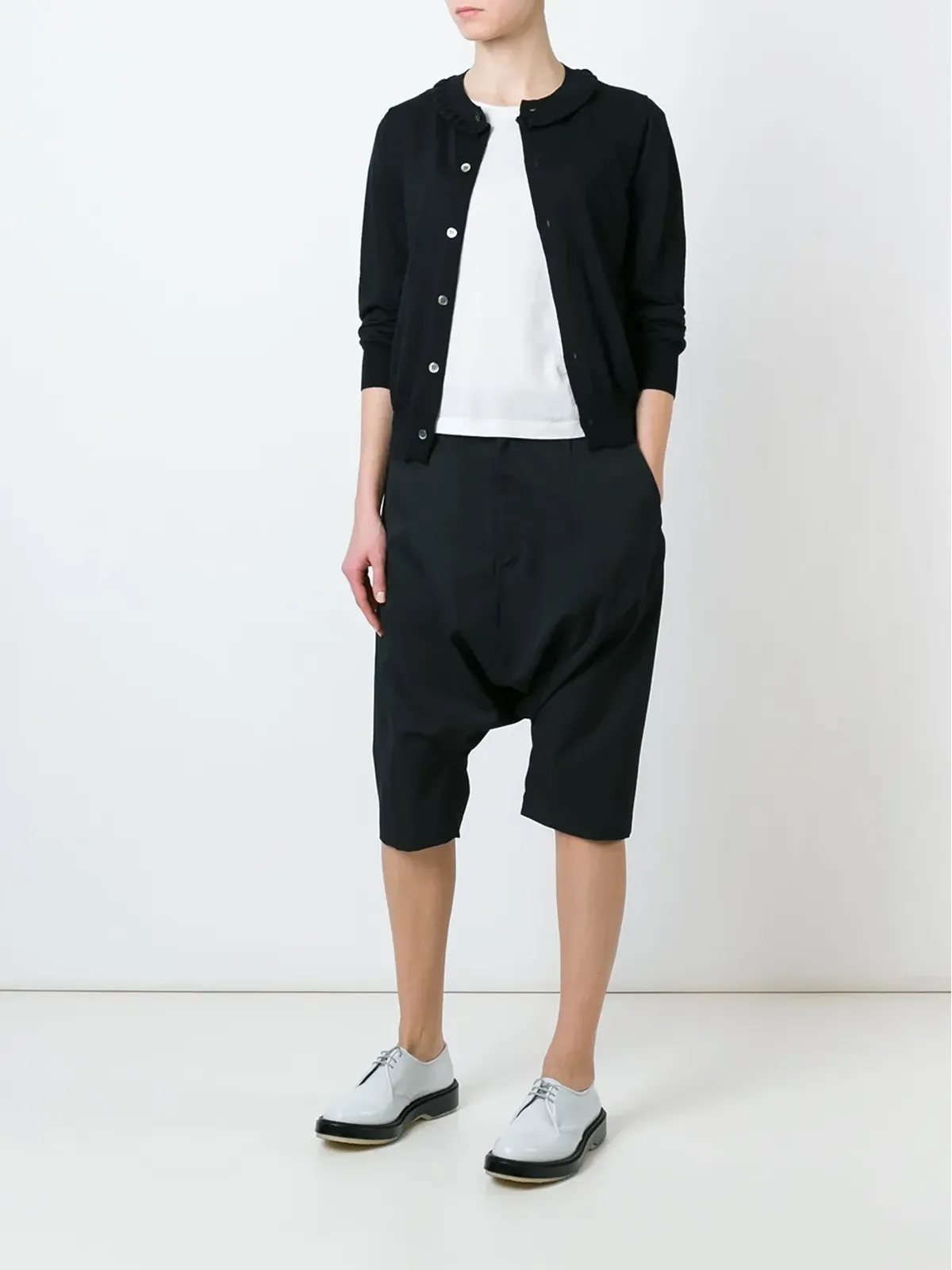 Comme Des Garçons Girl フリルネックカーディガン - 画像2