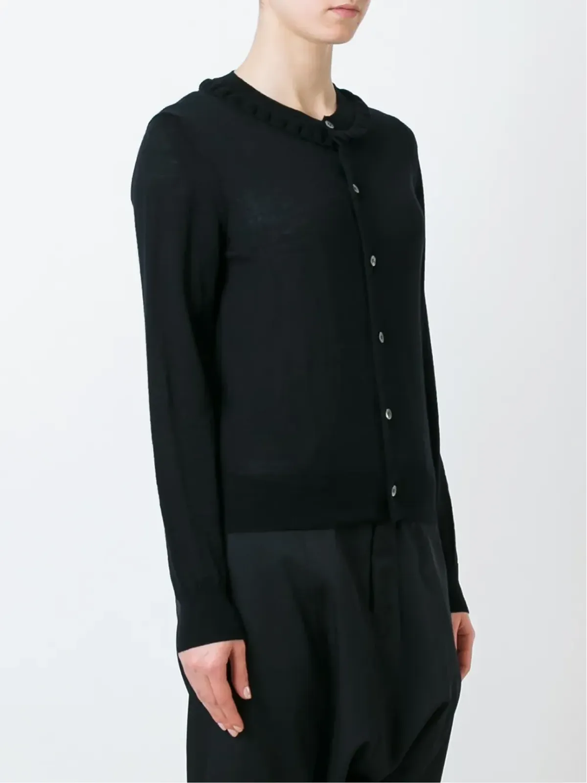 Comme Des Garçons Girl フリルネックカーディガン - 画像3