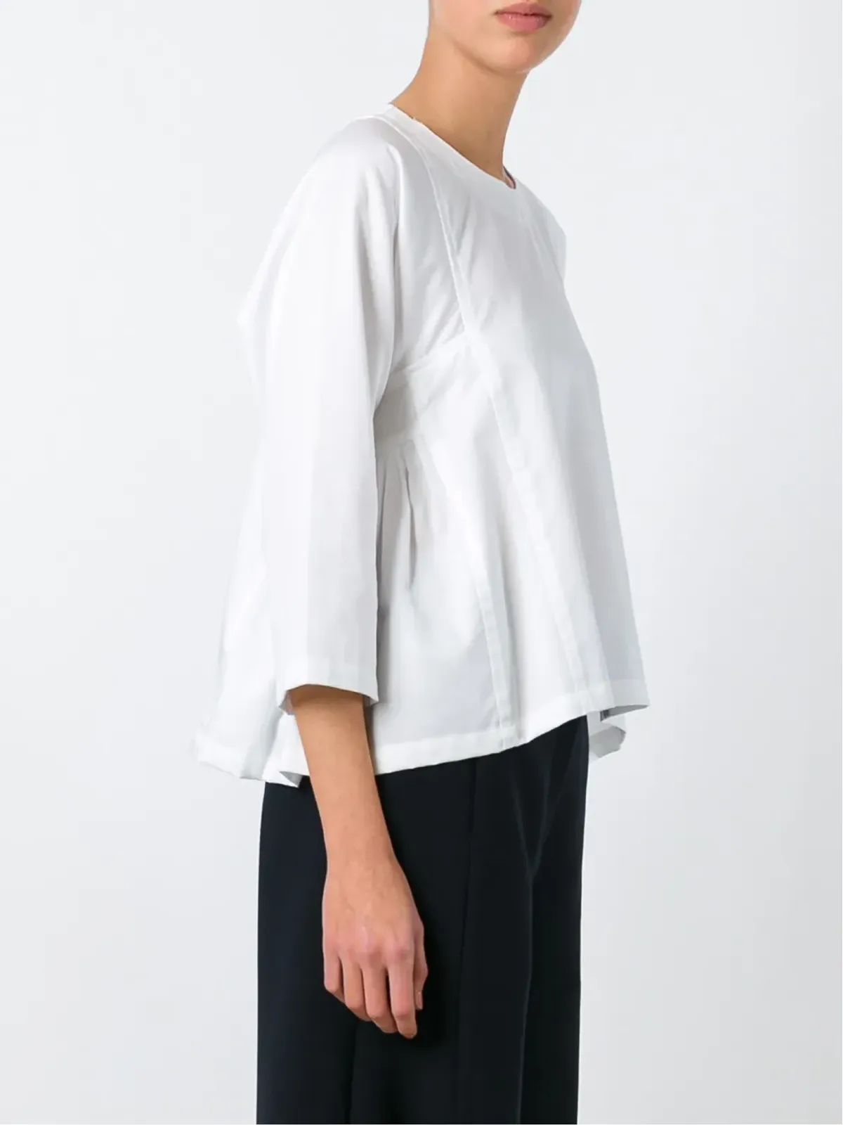 Comme Des Garçons Comme Des Garçons バックファスニング ブラウス - 画像3