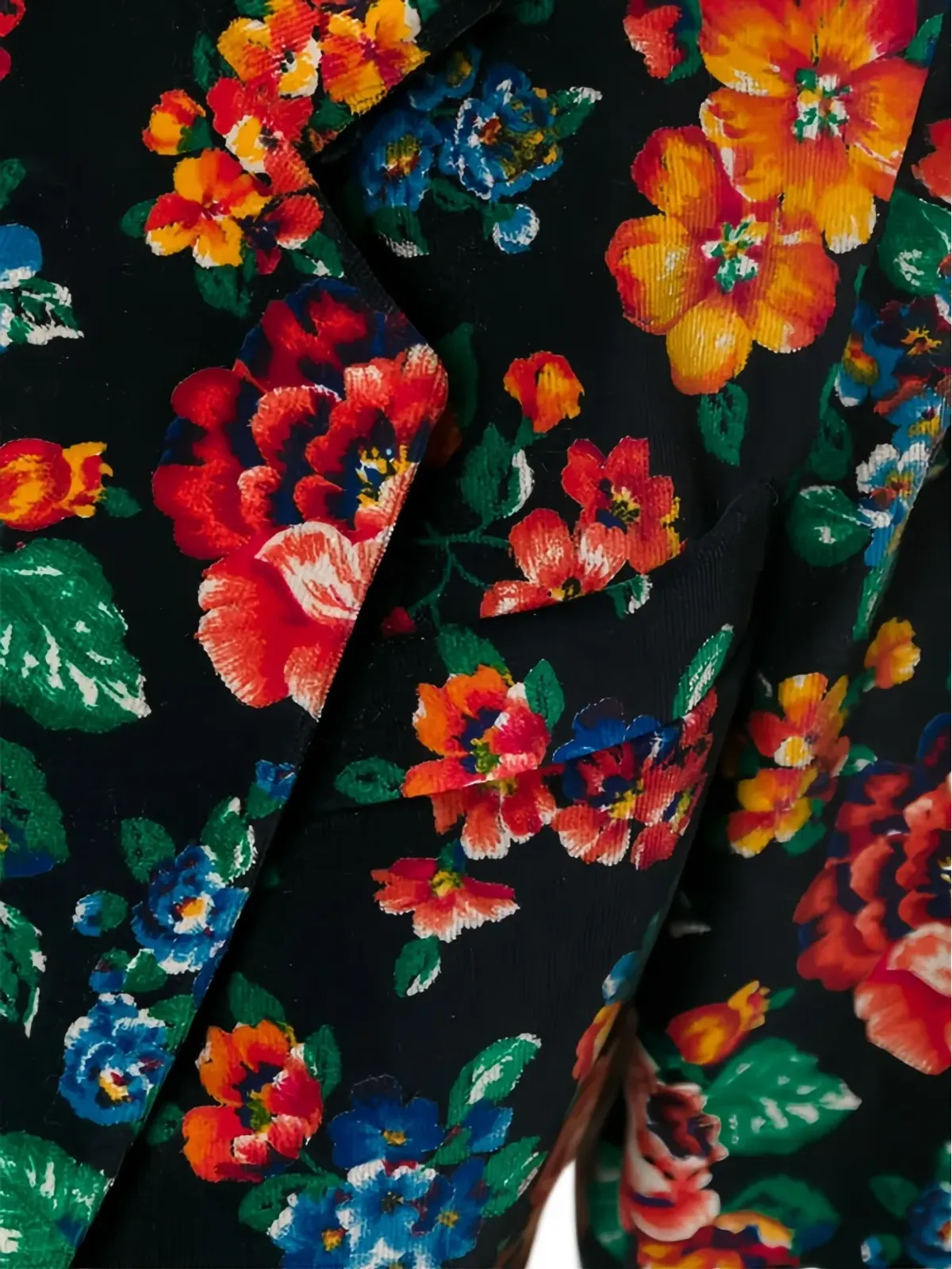 Kenzo Pre-Owned 1980年代花柄プリントブレザー - Black - 画像5