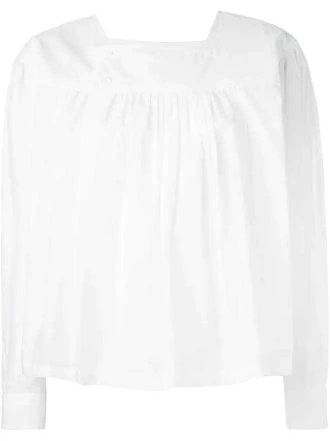 Comme des Garçons Comme des Garçons Comme Des Garçons Comme Des Garçons ギャザー入りフロントブラウスの商品画像