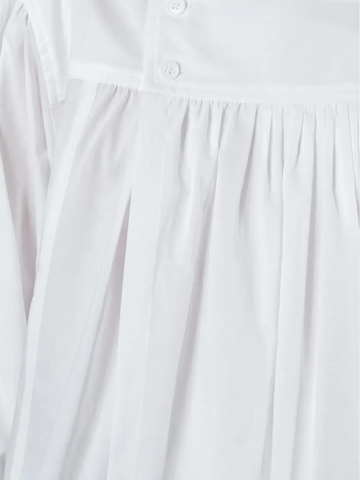 Comme Des Garçons Comme Des Garçons ギャザー入りフロントブラウス - 画像5