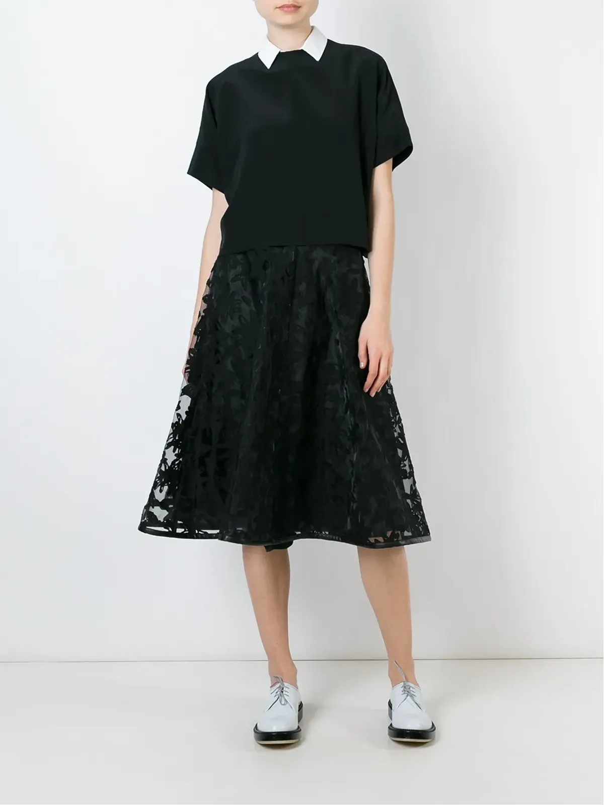 Noir Kei Ninomiya シアースカート - 画像2