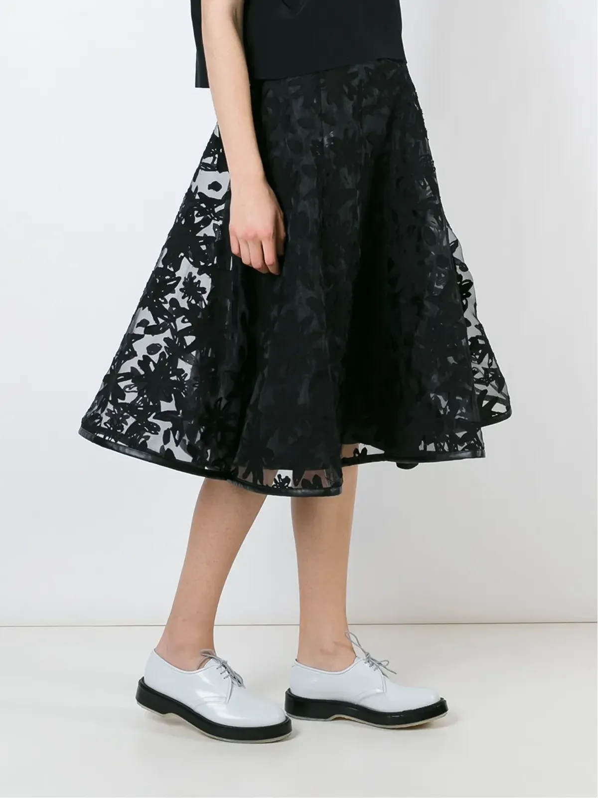 Noir Kei Ninomiya シアースカート - 画像3