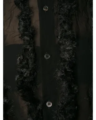 Comme Des Garçons エンベリッシュド・シアーシャツ - サムネイル5