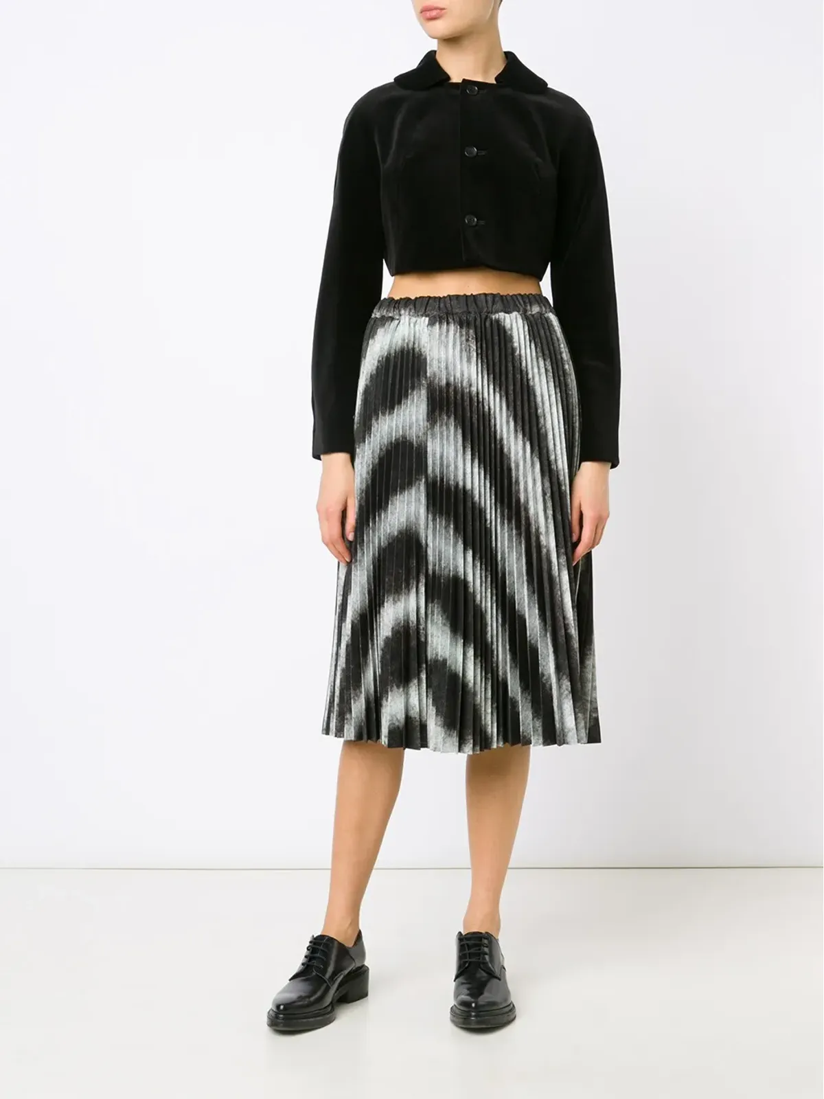 Comme Des Garçons リボンディテールのクロップドジャケット - 画像2