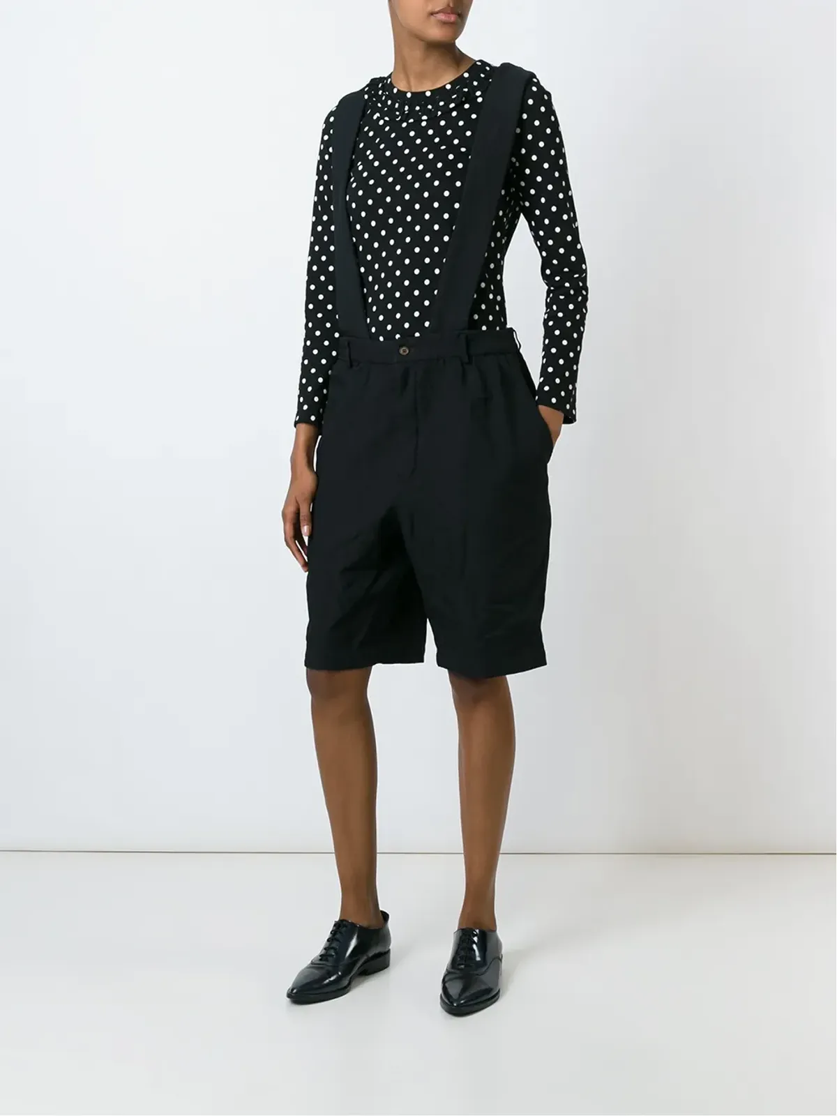 Comme Des Garçons Girl クラシックショートダンガリーズ - 画像2
