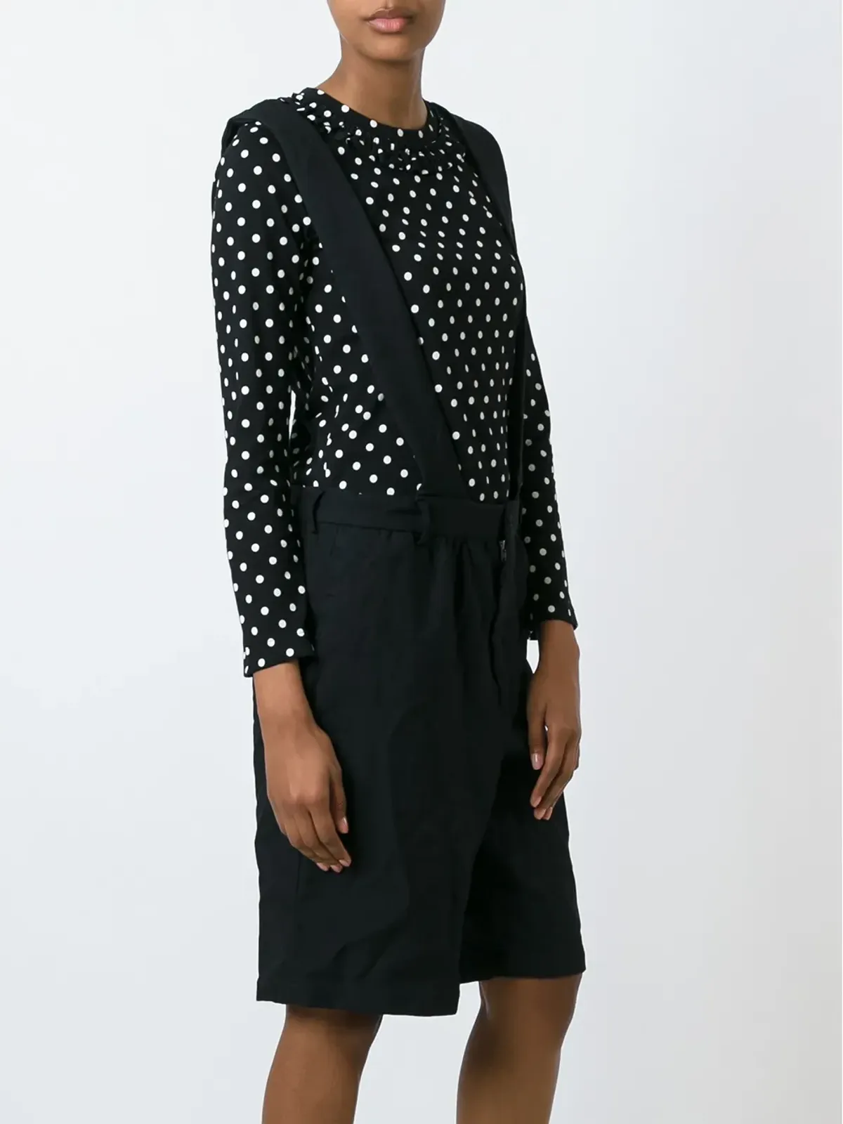 Comme Des Garçons Girl クラシックショートダンガリーズ - 画像3