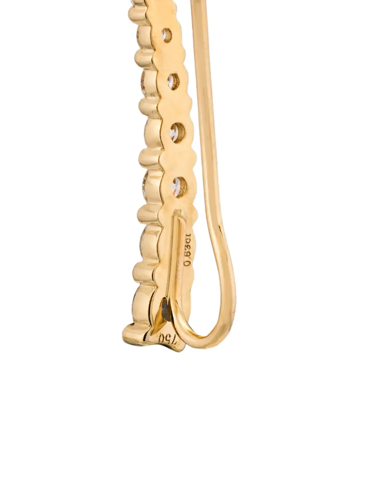 ALINKA Dasha slider diamond earring - Gold - 画像4