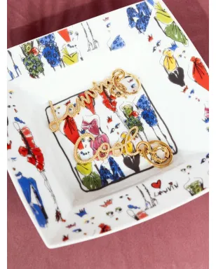 Lanvin Enfant ロゴ文字入りキーホルダー - サムネイル2