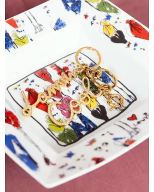 Lanvin Enfant ロゴ文字入りキーホルダー - サムネイル3