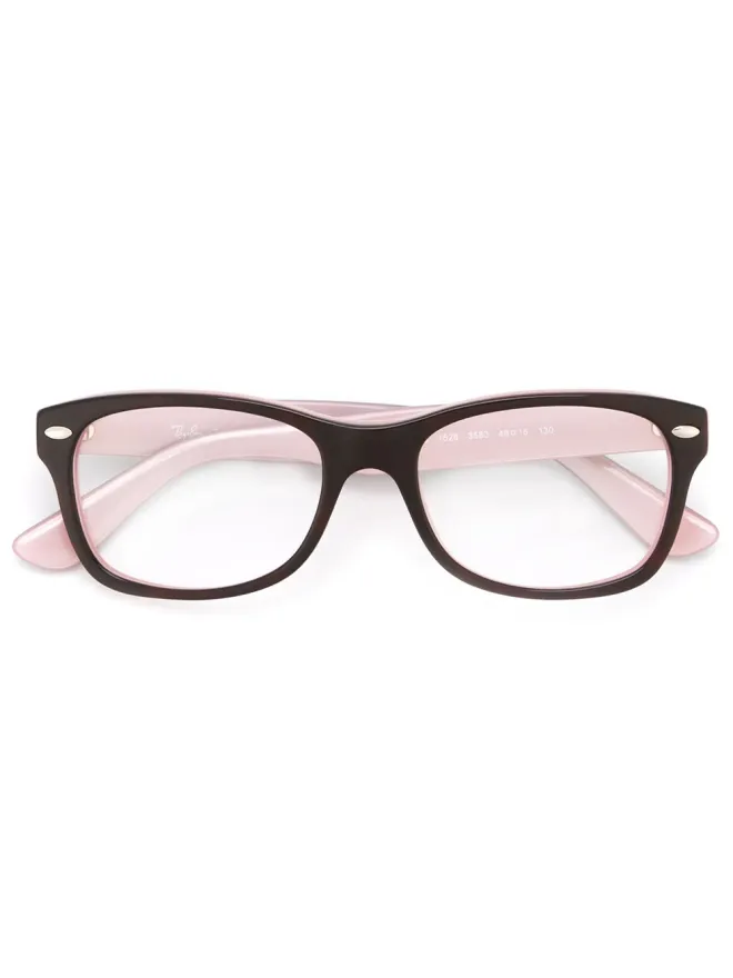 RAY-BAN JUNIOR RAY-BAN JUNIOR カラーブロックメガネ ブラックの商品画像