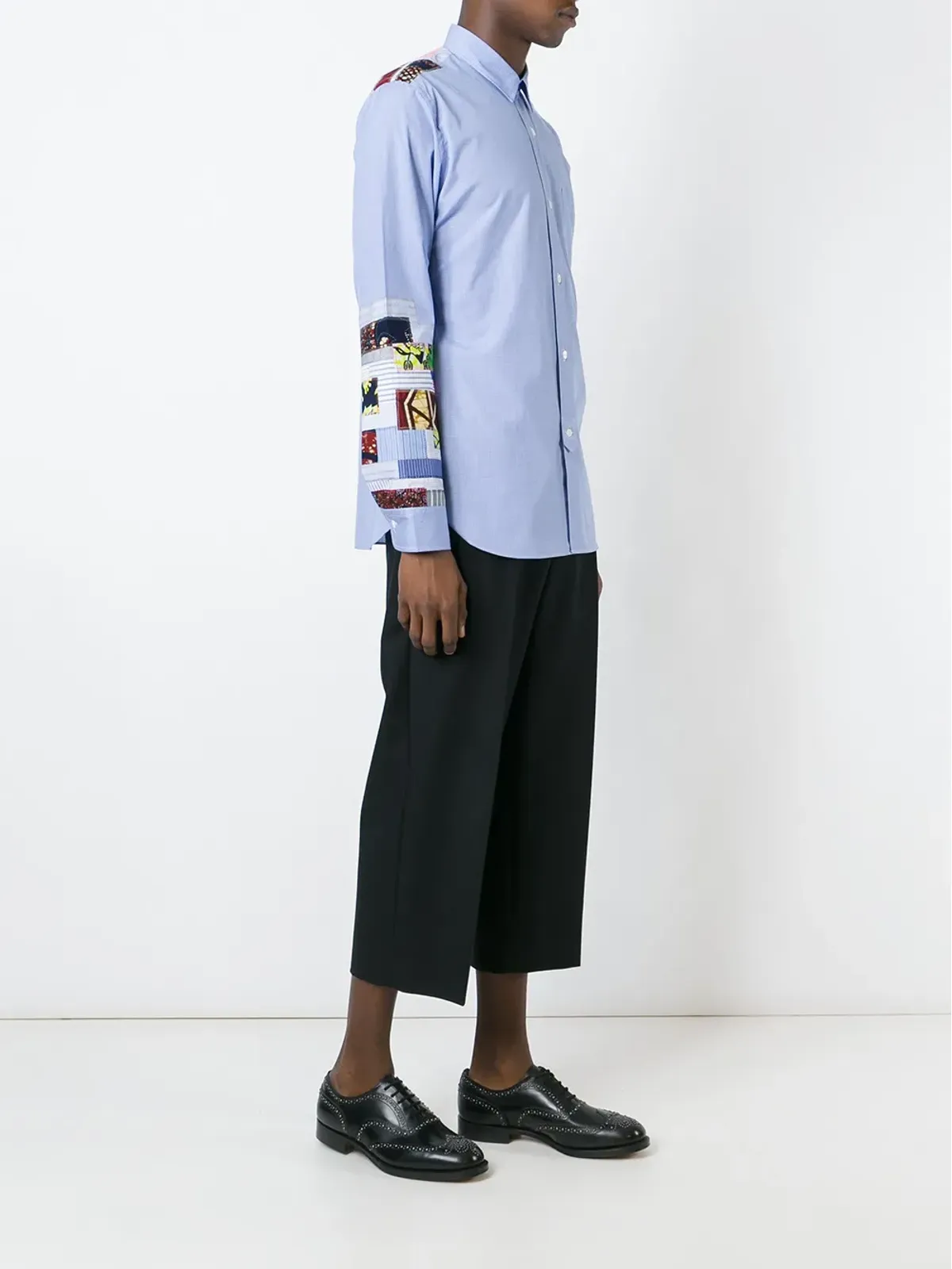 Junya Watanabe MAN パッチワークディテールシャツ - 画像3
