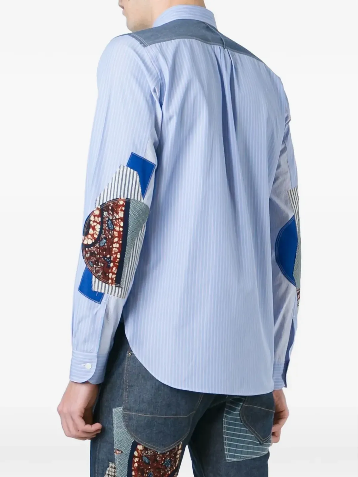 Junya Watanabe MAN ストライプ柄シャツ - 画像4
