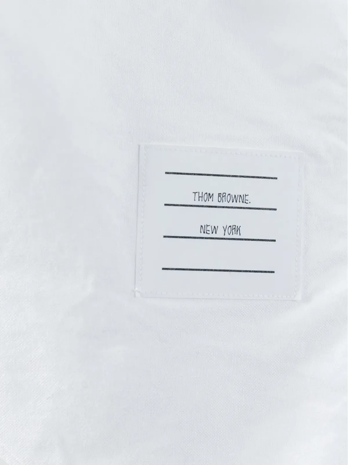 Thom Browne Classic Long Sleeve Button Down Point Collar Shirt In Oxford - White - 画像5