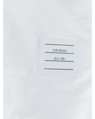 Thom Browne Classic Long Sleeve Button Down Point Collar Shirt In Oxford - White - サムネイル5