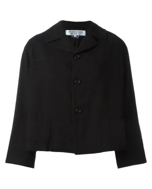 Comme Des Garçons Comme Des Garçons ボタン留めボックスシルエットジャケット - サムネイル1