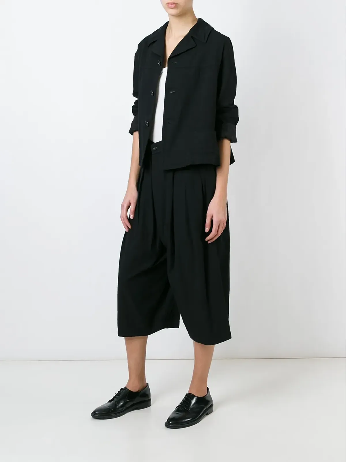 Comme Des Garçons Comme Des Garçons ボタン留めボックスシルエットジャケット - 画像2