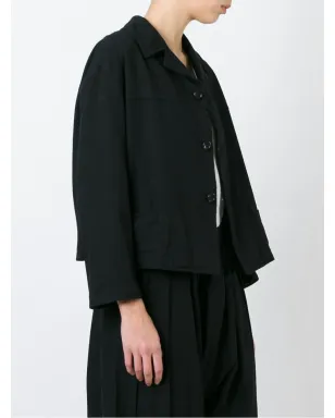 Comme Des Garçons Comme Des Garçons ボタン留めボックスシルエットジャケット - サムネイル3