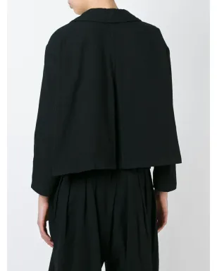Comme Des Garçons Comme Des Garçons ボタン留めボックスシルエットジャケット - サムネイル4