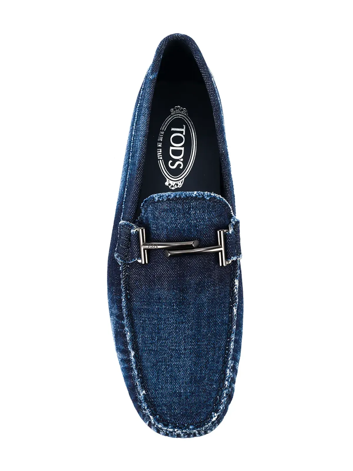 Tod's デニム ローファー - 画像4