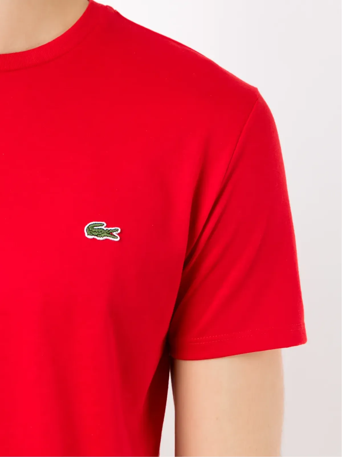 Lacoste 刺繍ロゴTシャツ - 画像5
